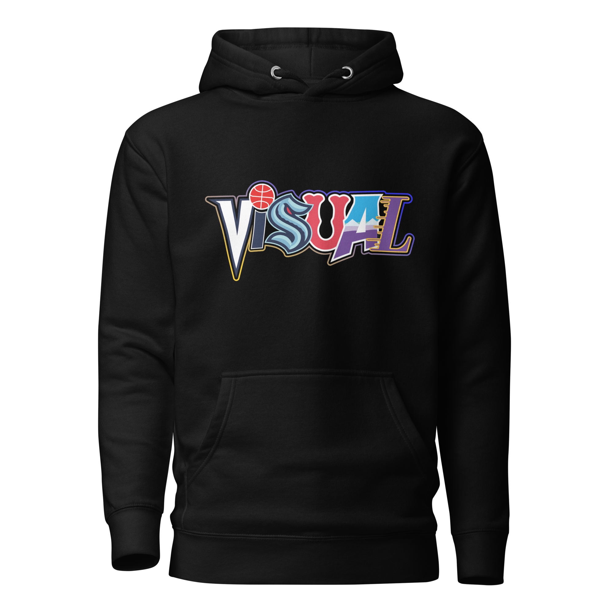 VR VISUAL HOODIE [blk]